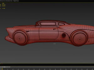 sci-fi flying car cyberpunk 3D Model