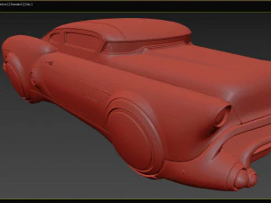 sci-fi flying car cyberpunk 3D Model