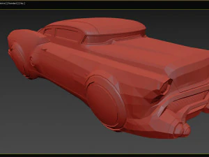sci-fi flying car cyberpunk 3D Model
