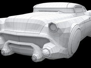 sci-fi flying car cyberpunk Model 3D
