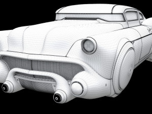 sci-fi flying car cyberpunk Model 3D