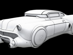 sci-fi flying car cyberpunk Model 3D