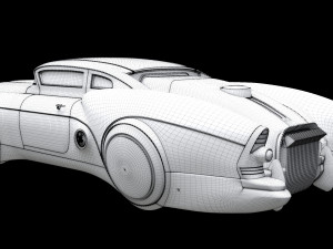 sci-fi flying car cyberpunk Model 3D