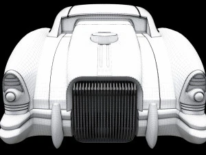 sci-fi flying car cyberpunk 3D Model