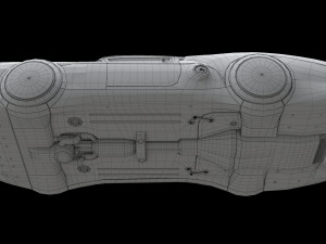 sci-fi flying car cyberpunk Model 3D
