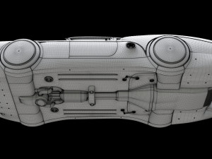 sci-fi flying car cyberpunk Model 3D
