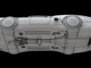sci-fi flying car cyberpunk 3D Model