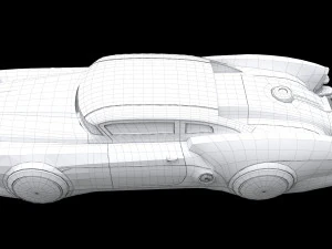 sci-fi flying car cyberpunk 3D Model