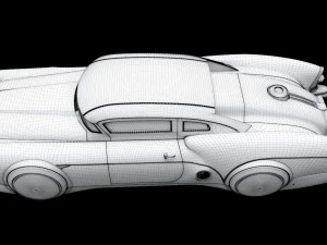 sci-fi flying car cyberpunk 3D Model