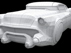 sci-fi flying car cyberpunk 3D Model