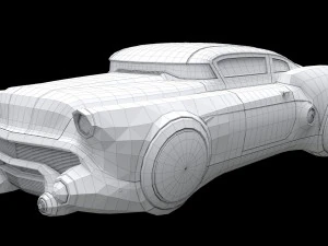 sci-fi flying car cyberpunk 3D Model