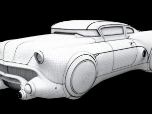 sci-fi flying car cyberpunk 3D Model