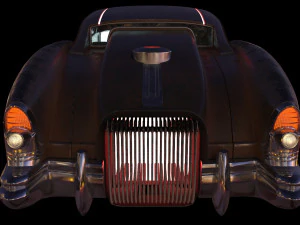 sci-fi flying car cyberpunk 3D Model