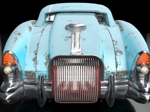 sci-fi flying car cyberpunk 3D Model