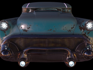 sci-fi flying car cyberpunk 3D Модель