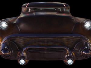 sci-fi flying car cyberpunk 3D Модель