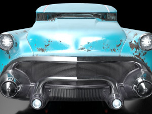 sci-fi flying car cyberpunk 3D Модель