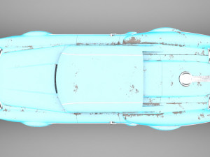 sci-fi flying car cyberpunk 3D Модель