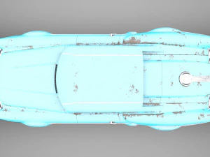 sci-fi flying car cyberpunk 3D Model