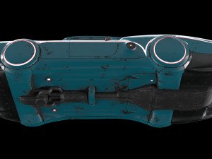 sci-fi flying car cyberpunk 3D Модель