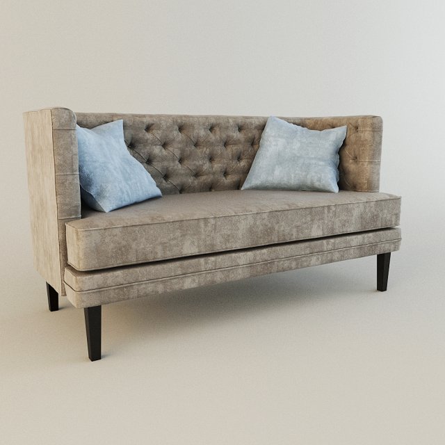 sofa annan 3D Model .c4d .max .obj .3ds .fbx .stl .blend 