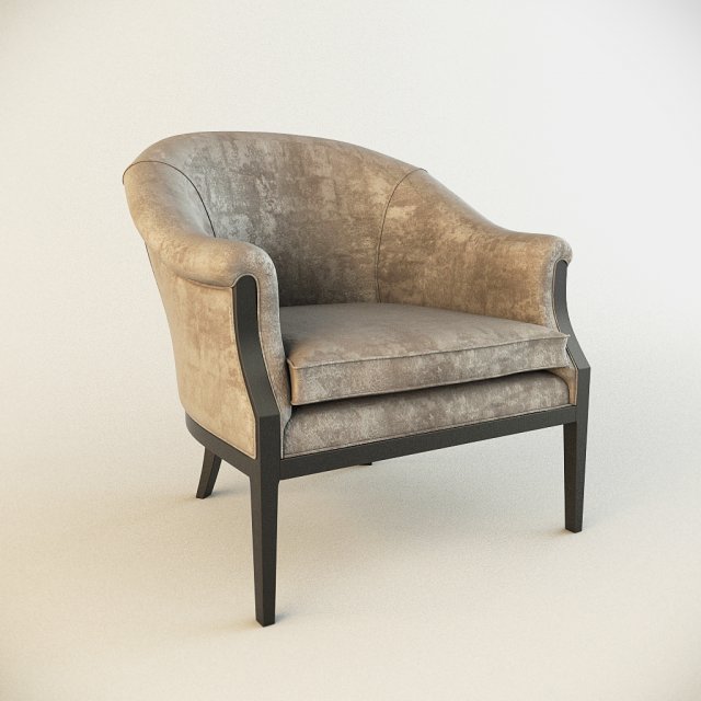 armchair 3D मॉडल .c4d .max .obj .3ds .fbx .stl .blend 