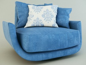 armchair tuliss desiree9 3D Model