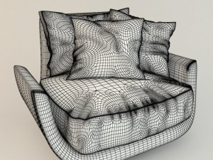 armchair tuliss desiree9 3D Model