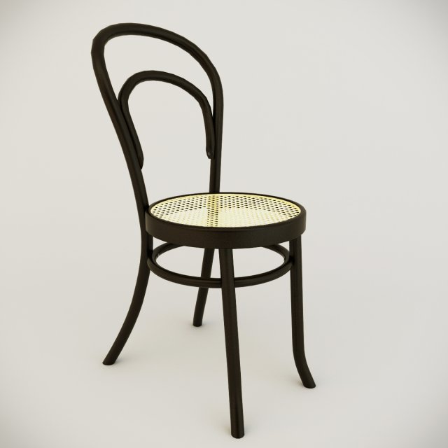vienna dining chair 3D Model .c4d .max .obj .3ds .fbx .stl .blend 