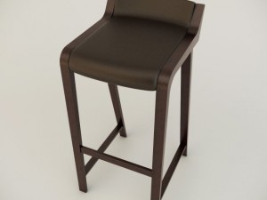 simple bar chair 3D Model
