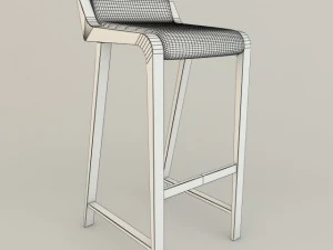 simple bar chair 3D Model
