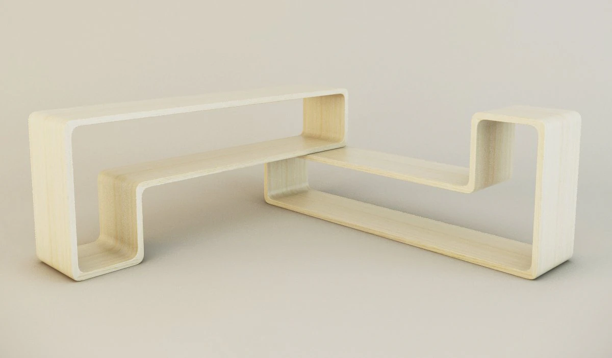 floor shelf transformer 3D Model .c4d .max .obj .3ds .fbx .stl .blend 