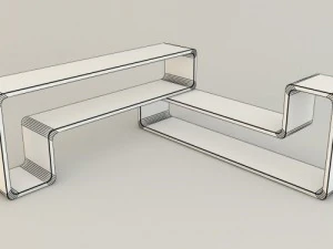 floor shelf transformer 3D Model