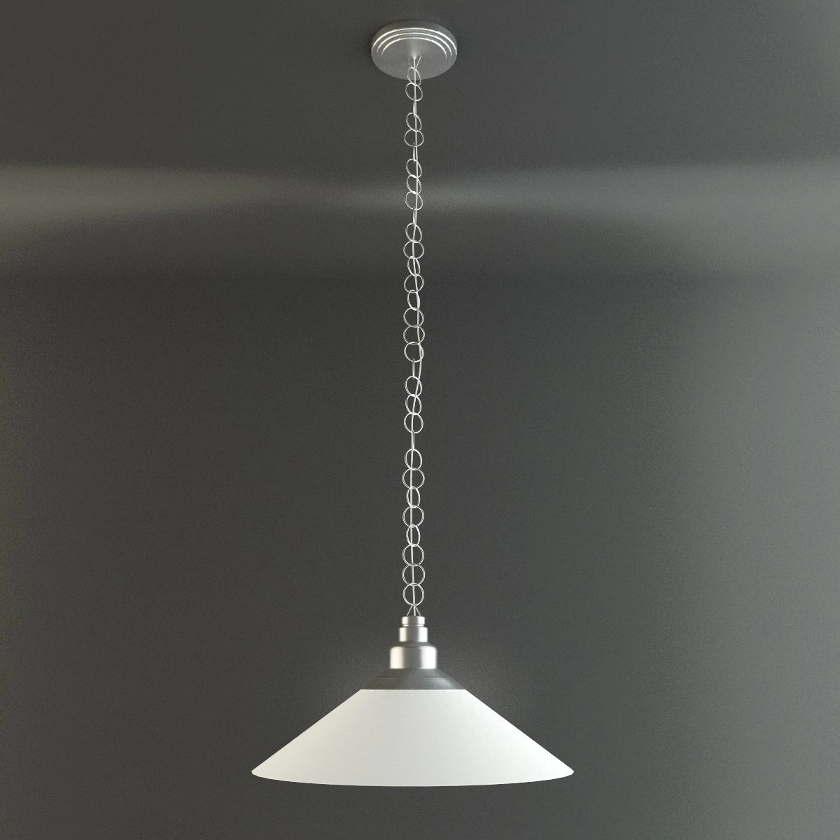 ikea kroby pendant lamp nickelplated glass 3D Model .c4d .max .obj .3ds .fbx .stl .blend 