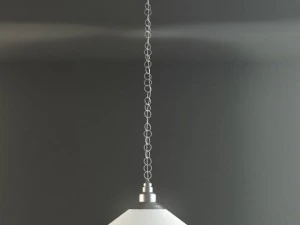 Подвесной светильник ikea kroby из никелированного стекла 3D Модель