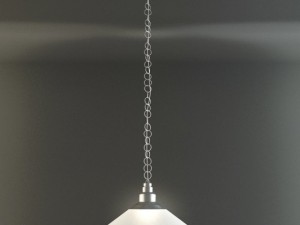 ikea kroby pendant lamp nickelplated glass 3D मॉडल