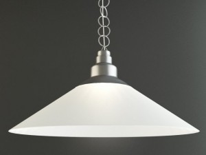 ikea kroby pendant lamp nickelplated glass 3D मॉडल