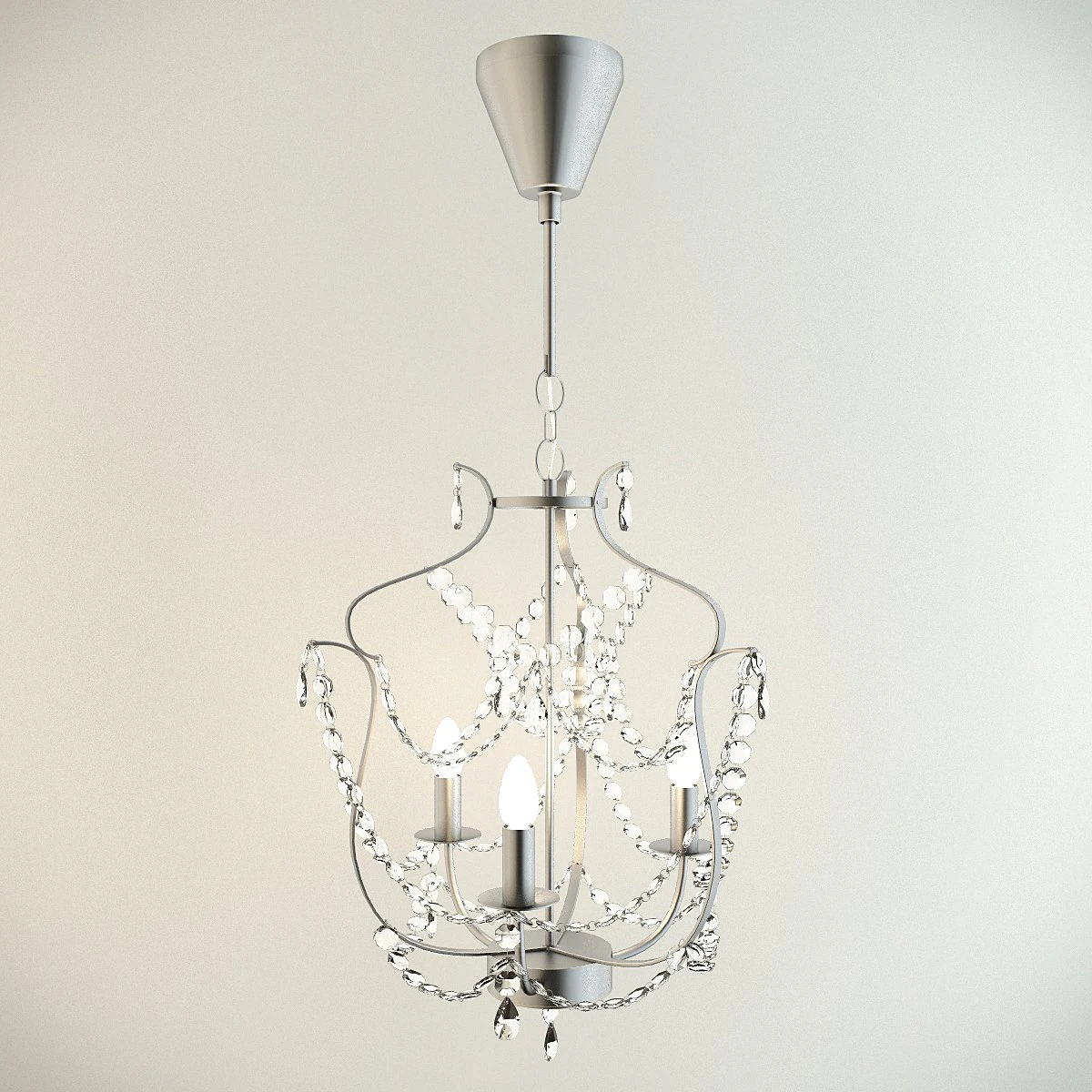 ikea kristaller lamp 3D Model .c4d .max .obj .3ds .fbx .stl .blend 