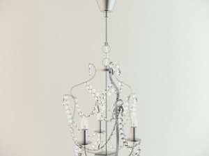ikea kristaller lamp Modelo 3D