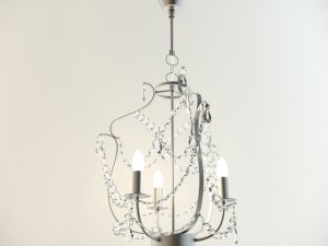 ikea kristaller lamp Modelo 3D