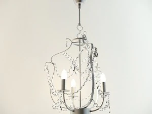 ikea kristaller lamp 3D Model