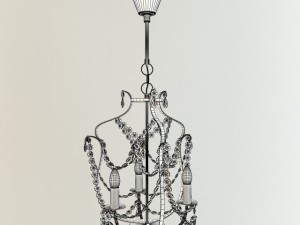 ikea kristaller lamp Modelo 3D