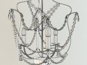 ikea kristaller lamp Modelo 3D
