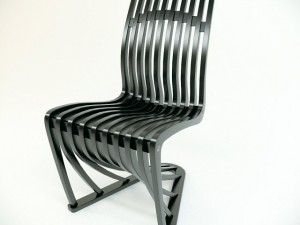 chair stripe design by joachim king 3D Model