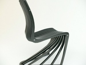chair stripe design by joachim king Modelo 3D