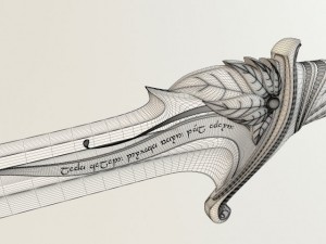 sword of ecthelion 3D Model