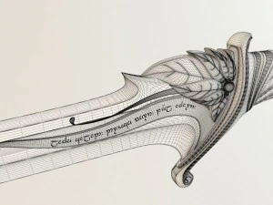 sword of ecthelion 3D Model