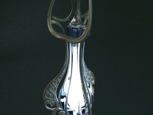 set of two elven lamps hanging and portable Model 3D