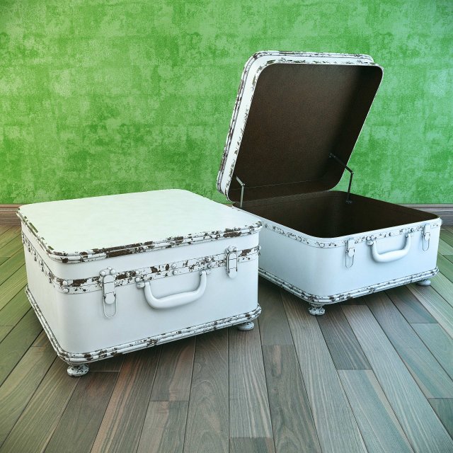 cupboard in the form of a suitcase Model 3D .c4d .max .obj .3ds .fbx .stl .blend 