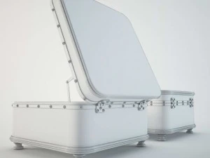 cupboard in the form of a suitcase 3D Model